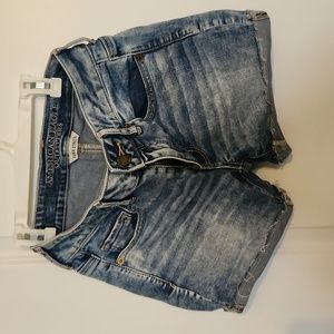Womens super stretch jean shorts. Size 4.